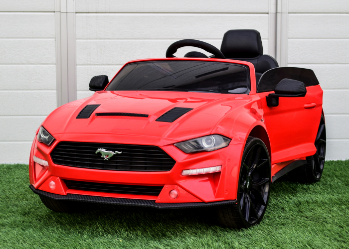 Masinuta electrica Ford Mustang functie drift, rosu [8]