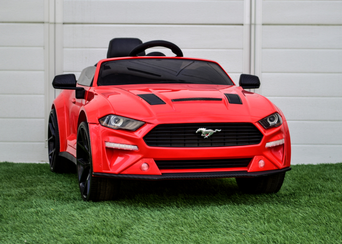 Masinuta electrica Ford Mustang functie drift, rosu [4]