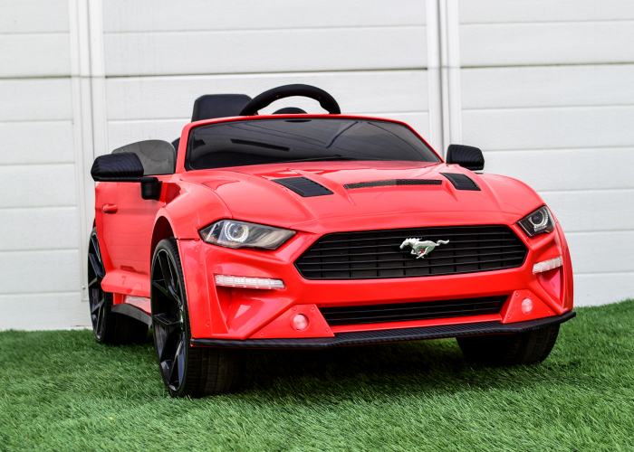 Masinuta electrica Ford Mustang functie drift, rosu [3]