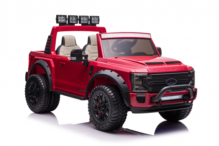 Masinuta electrica copii Ford Super Duty F450, rosie [9]