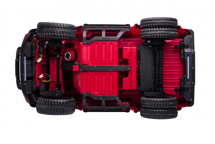 Masinuta electrica copii Ford Super Duty F450, rosie [14]