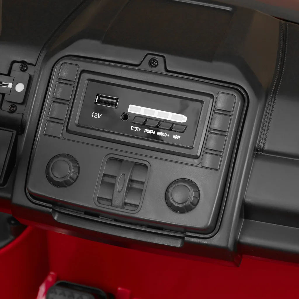 Masinuta electrica copii Ford Super Duty F450, rosie [8]