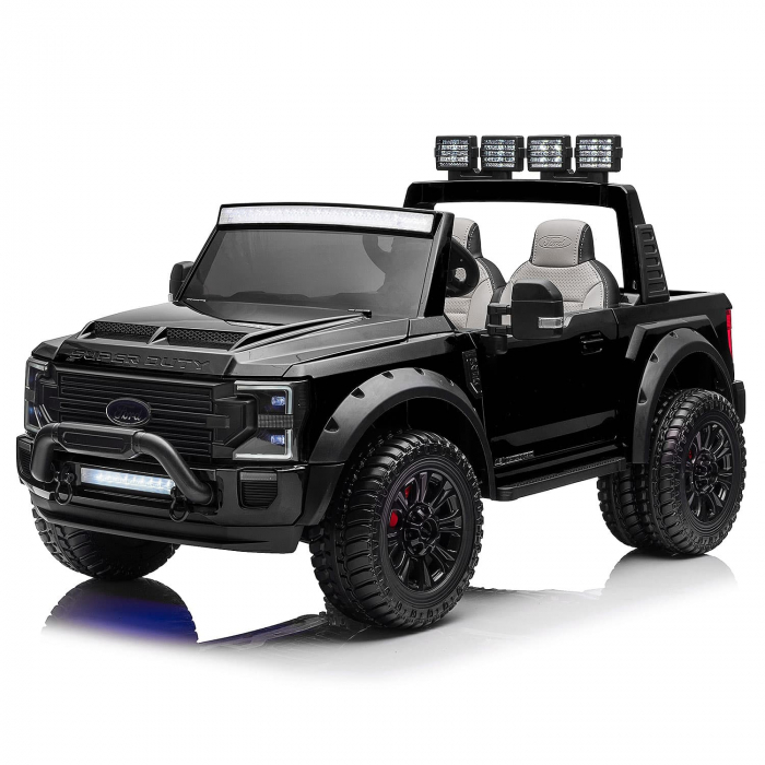 Masinuta electrica copii Ford Super Duty F450, negru [16]