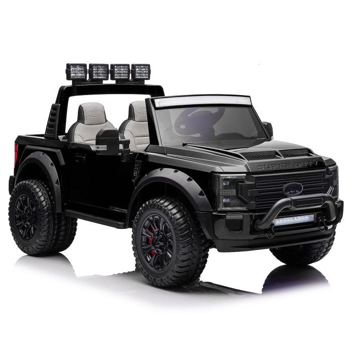 Masinuta electrica copii Ford Super Duty F450, negru [17]
