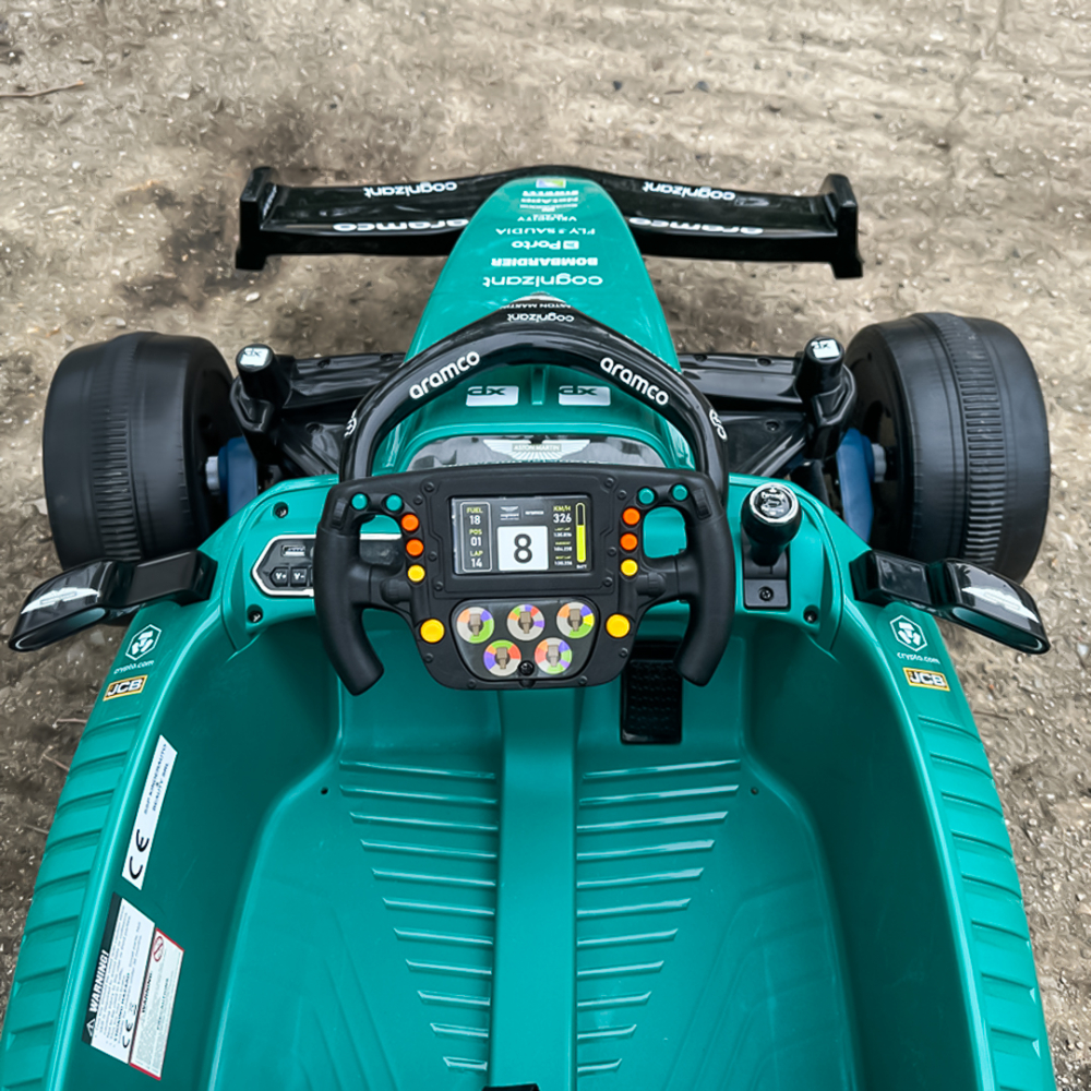 Masinuta electrica Formula 1 Aston Martin 160W premium [15]