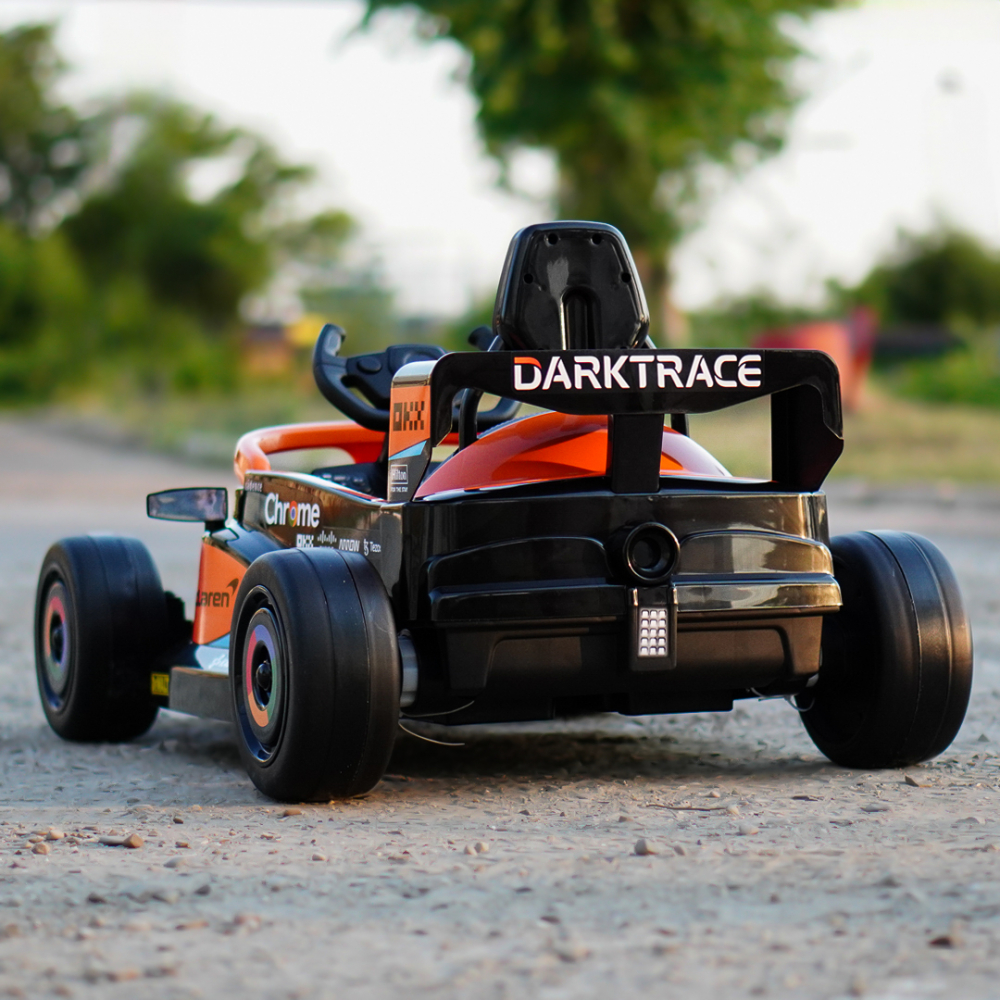 Masinuta electrica pentru copii, Formula 1 McLaren Racing 70W 12V, cu scaun tapitat [7]