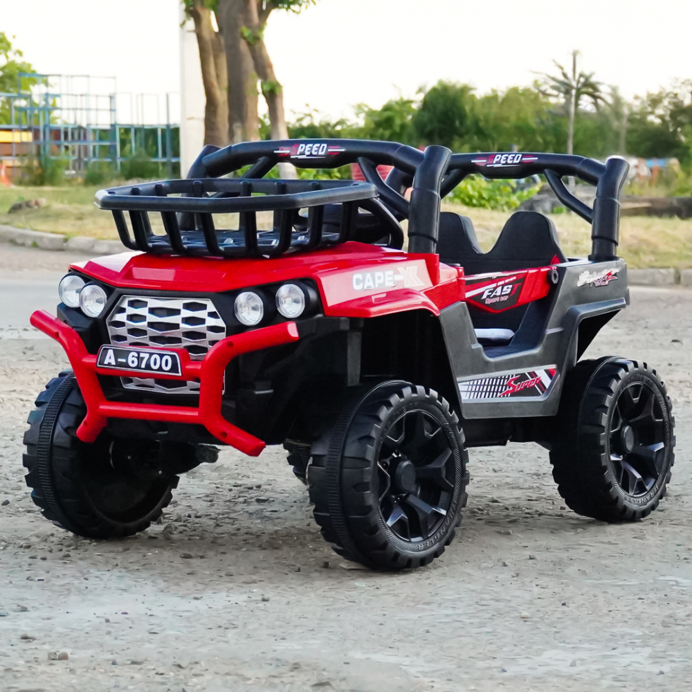 Masinuta electrica copii 4x4, rosu, Kinderauto CAPE-X [2]