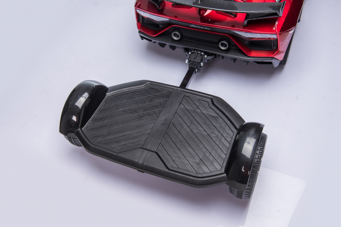 Masinuta electrica Lamborghini SVJ cu hoverboard, rosu [23]