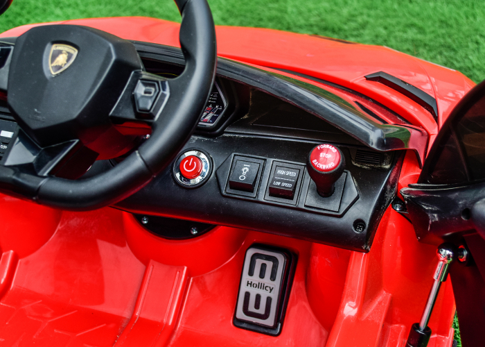 Masinuta electrica Lamborghini SVJ cu hoverboard, rosu [14]