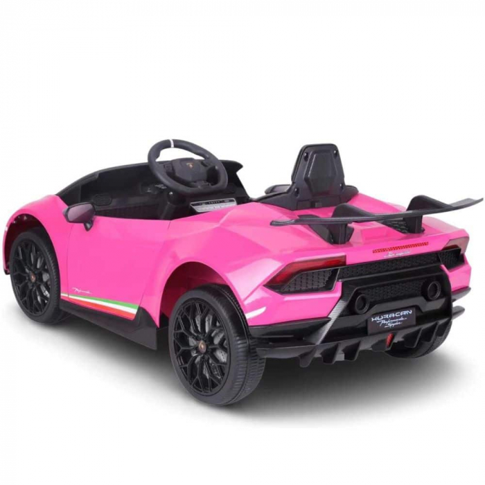 Masinuta electrica copii 2-5 ani Lamborghini Huracan 4x4, roz [11]