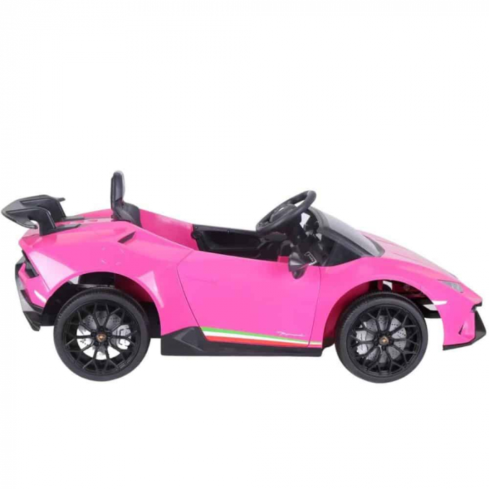 Masinuta electrica copii 2-5 ani Lamborghini Huracan 4x4, roz [14]