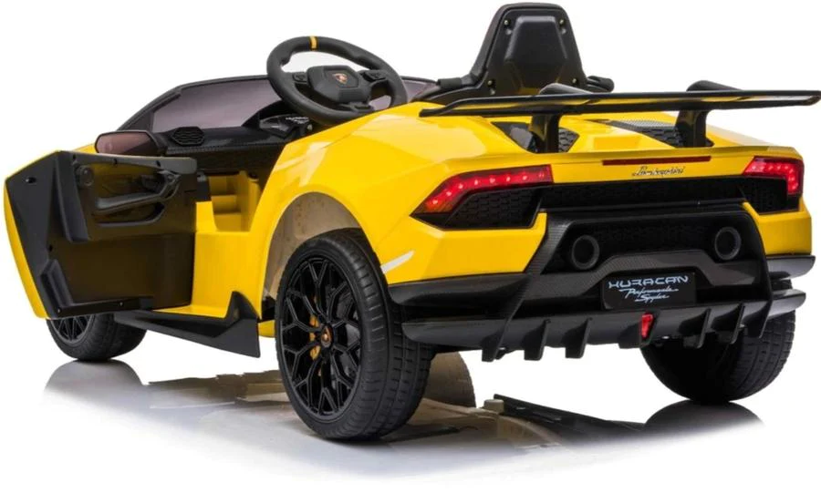 Masinuta electrica copii 2-5 ani Lamborghini Huracan 4x4, galbena [14]