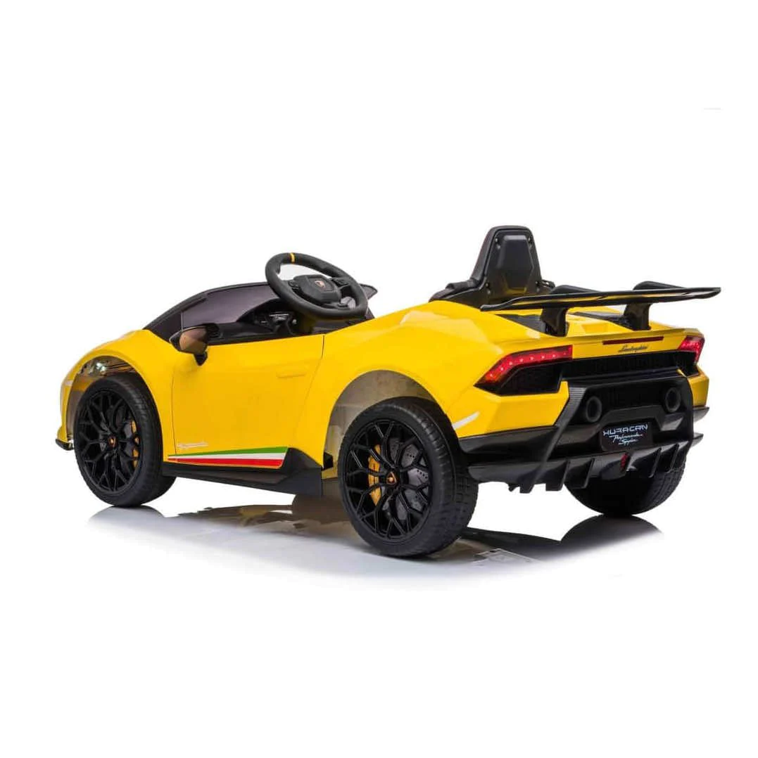 Masinuta electrica copii 2-5 ani Lamborghini Huracan 4x4, galbena [13]