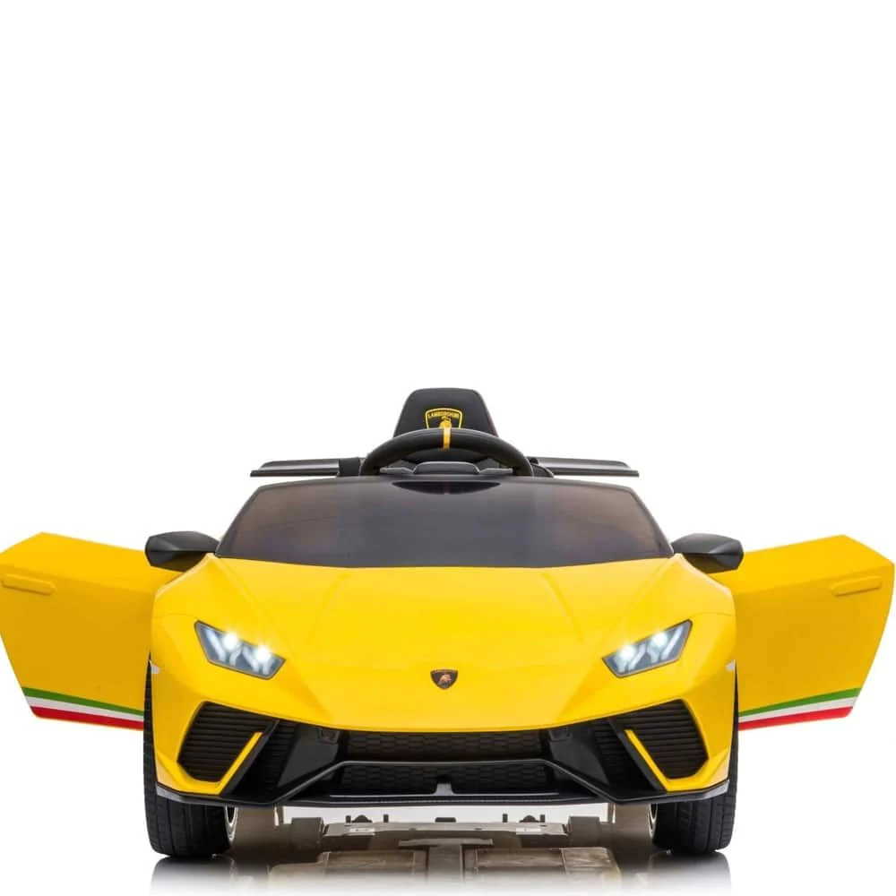Masinuta electrica copii 2-5 ani Lamborghini Huracan 4x4, galbena [12]