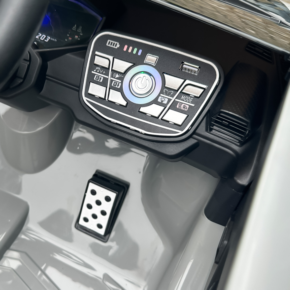 Masinuta electrica pentru copii Lamborghini Huracan STO 12V 80W Premium, Gri [15]