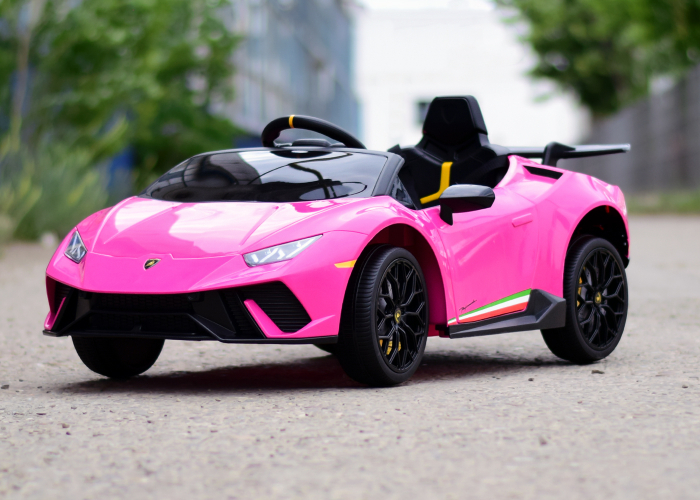 Masinuta electrica copii 2-5 ani Lamborghini Huracan 4x4, roz [3]