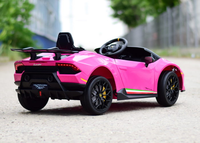 Masinuta electrica copii 2-5 ani Lamborghini Huracan 4x4, roz [7]