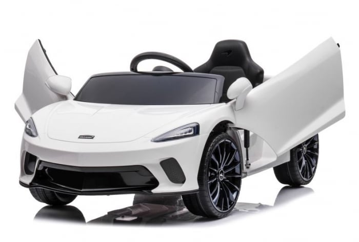 Masinuta electrica pentru copii McLaren GT 70W 12V, butterfly doors, culoare Alb Produse in stoc imagine 2022