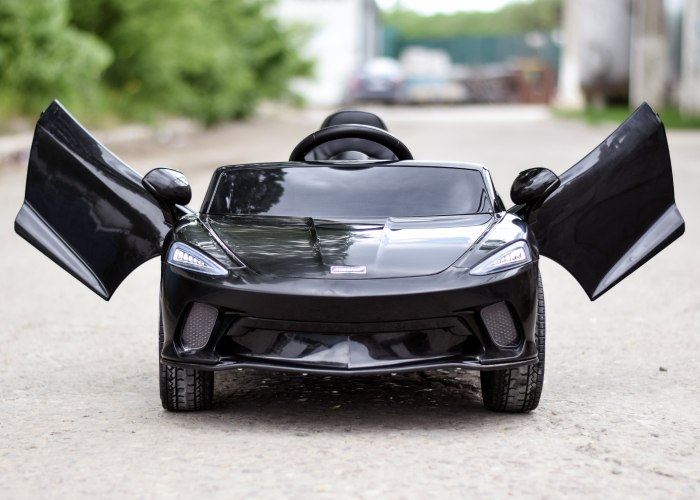 Masinuta electrica pentru copii McLaren GT 70W 12V, butterfly doors, culoare Neagra [3]