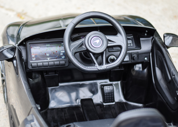 Masinuta electrica pentru copii McLaren GT 70W 12V, butterfly doors, culoare Neagra [11]