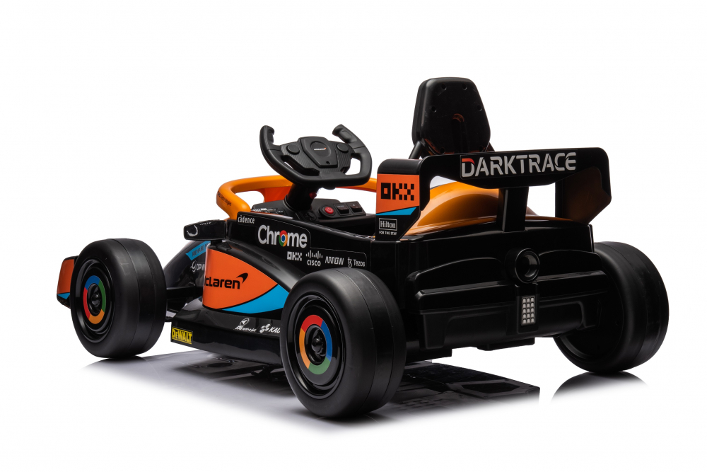 Masinuta electrica pentru copii, Formula 1 McLaren Racing 70W 12V, cu scaun tapitat [21]