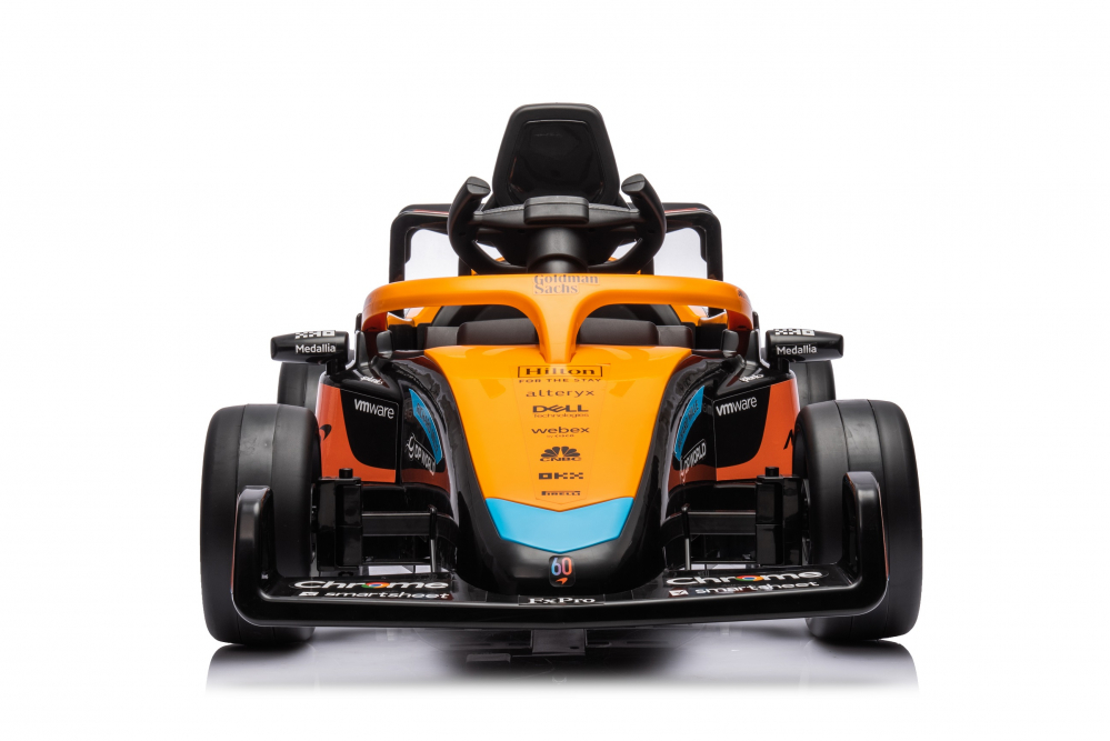 Masinuta electrica pentru copii, Formula 1 McLaren Racing 70W 12V, cu scaun tapitat [17]