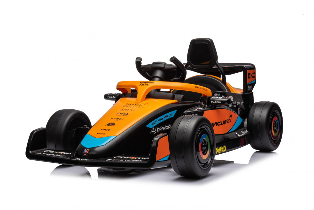 Masinuta electrica pentru copii, Formula 1 McLaren Racing 70W 12V, cu scaun tapitat [18]