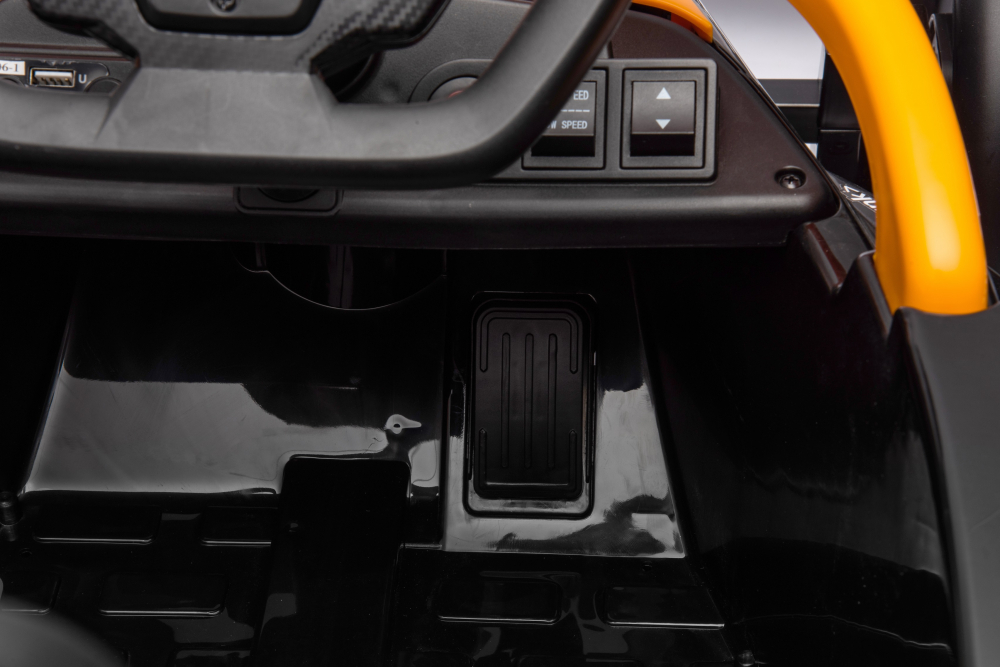 Masinuta electrica pentru copii, Formula 1 McLaren Racing 70W 12V, cu scaun tapitat [30]