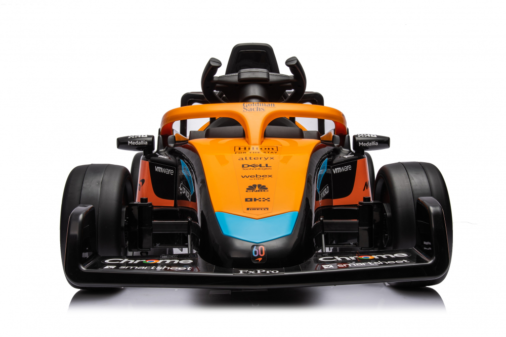 Masinuta electrica pentru copii, Formula 1 McLaren Racing 70W 12V, cu scaun tapitat [38]