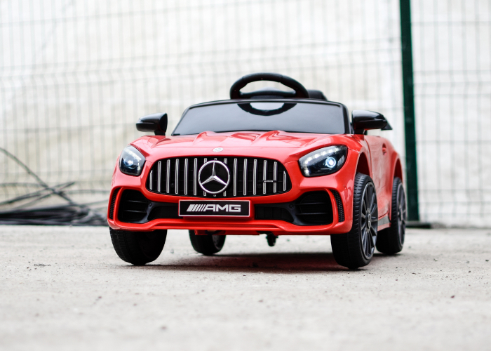 Masinuta electrica pentru copii Mercedes-Benz AMG GT-R 50W 12V culoare Rosie [2]