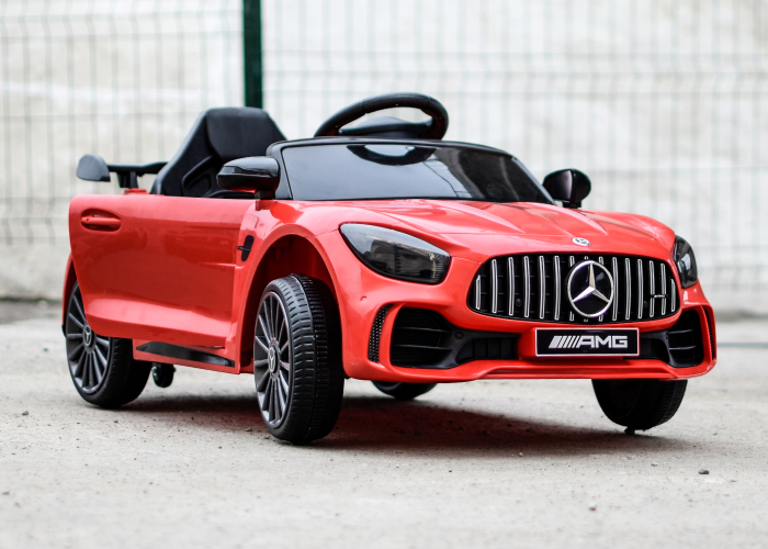 Masinuta electrica pentru copii Mercedes-Benz AMG GT-R 50W 12V culoare Rosie [5]