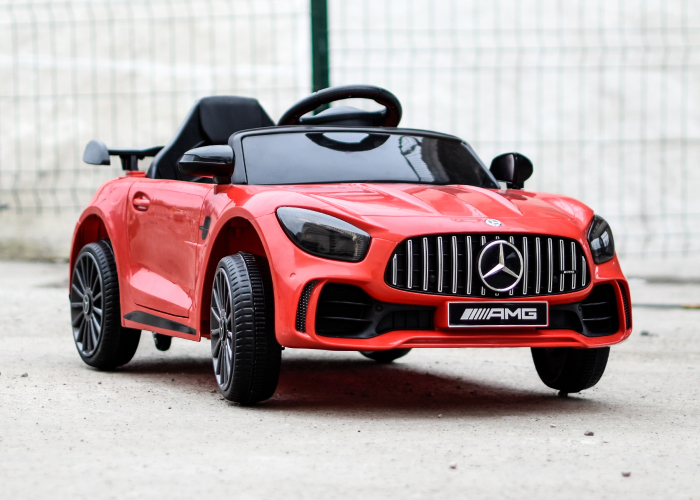Masinuta electrica pentru copii Mercedes-Benz AMG GT-R 50W 12V culoare Rosie [4]