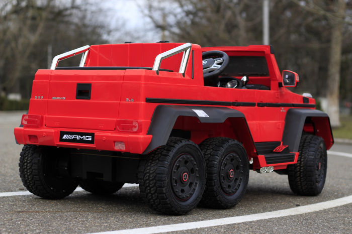 Masinuta electrica copii Mercedes G63 6x6 270W, rosu [3]