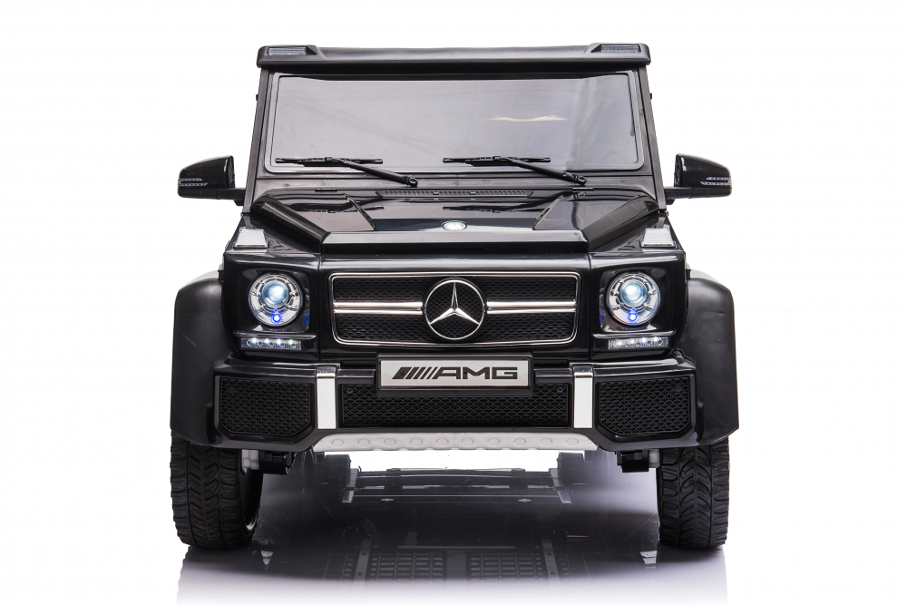 Masinuta electrica 2 copii Mercedes G63 6x6 270W, neagra [2]