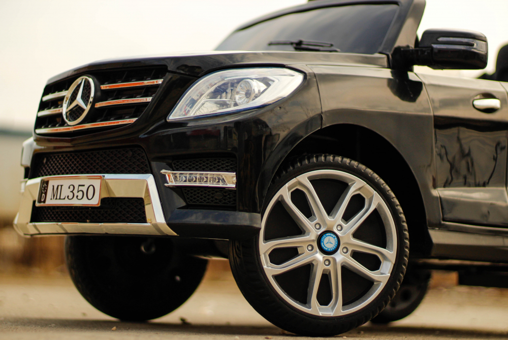 Masinuta electrica pentru copii Mercedes ML350 70W 12V cu ROTI Moi, culoare Negru [12]