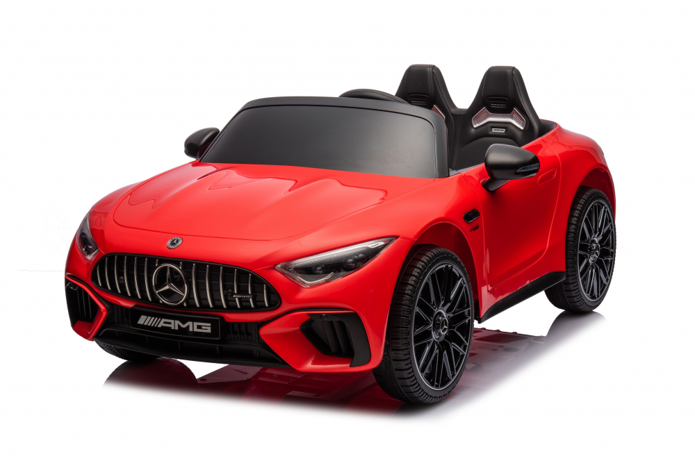 Masinuta electrica pentru copii cu licenta Mercedes SL63, 160W, 12V 10Ah, echipare premium, rosie [21]