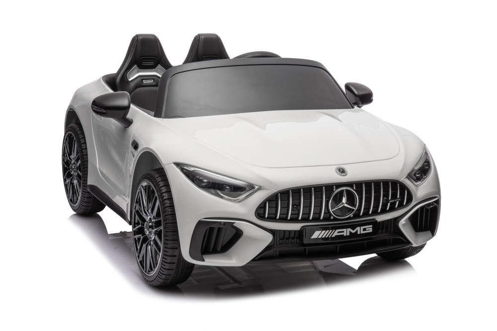 Masinuta electrica pentru copii 2-7 ani Mercedes SL63, 160W, 12V 10Ah, PREMIUM, culoare alba [21]