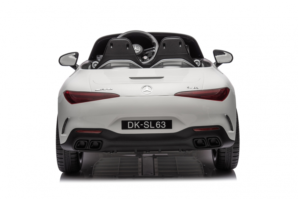 Masinuta electrica pentru copii 2-7 ani Mercedes SL63, 160W, 12V 10Ah, PREMIUM, culoare alba [20]