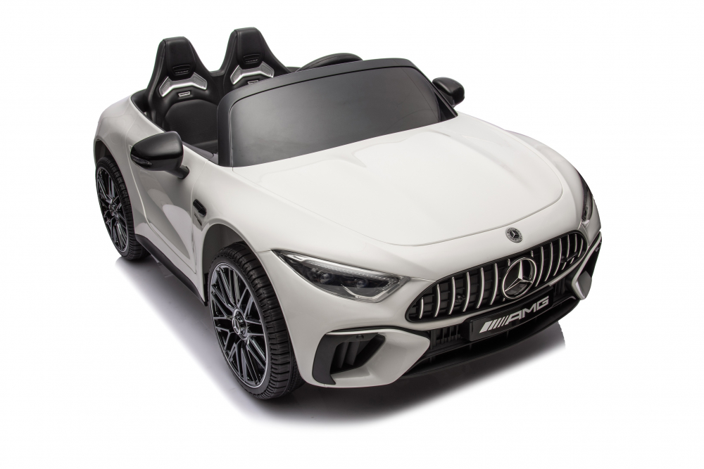 Masinuta electrica pentru copii 2-7 ani Mercedes SL63, 160W, 12V 10Ah, PREMIUM, culoare alba [22]