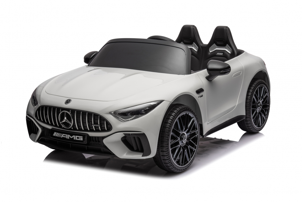 Masinuta electrica pentru copii 2-7 ani Mercedes SL63, 160W, 12V 10Ah, PREMIUM, culoare alba [17]