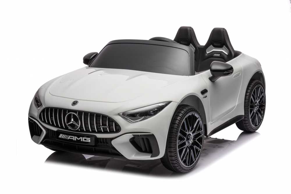 Masinuta electrica pentru copii 2-7 ani Mercedes SL63, 160W, 12V 10Ah, PREMIUM, culoare alba [14]