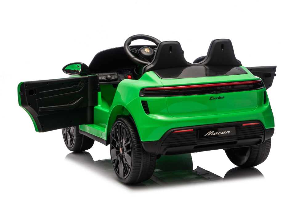 Porsche Macan 140W  verde, masinuta electrica copii 2 - 5 ani [14]