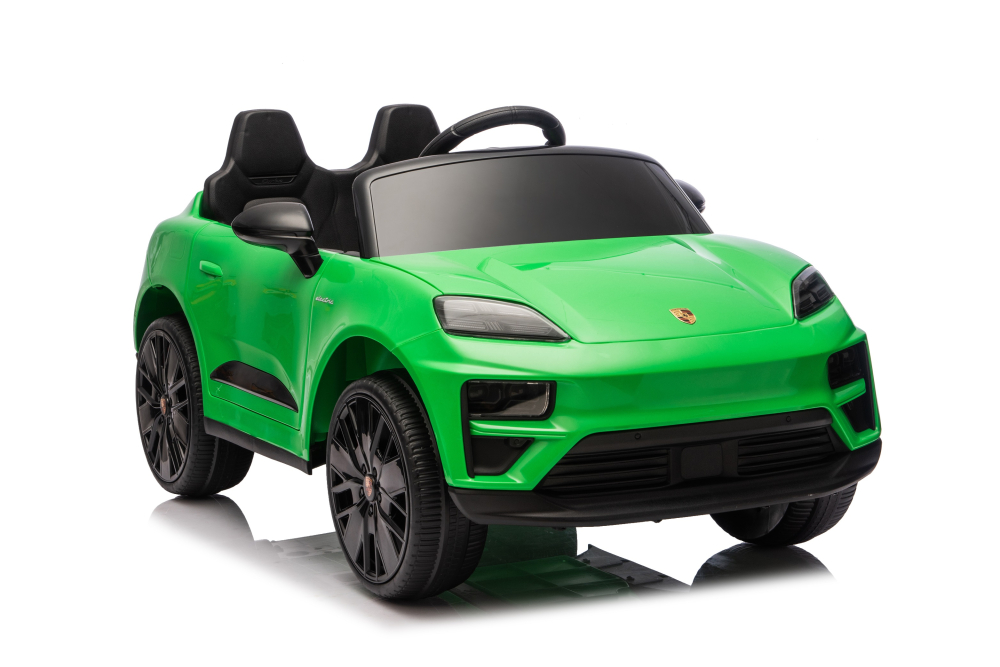 Porsche Macan 140W  verde, masinuta electrica copii 2 - 5 ani [11]
