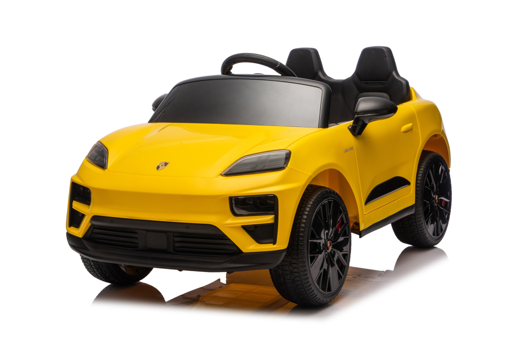 Porsche Macan 140W  galbena, masinuta electrica copii 2 - 5 ani [8]