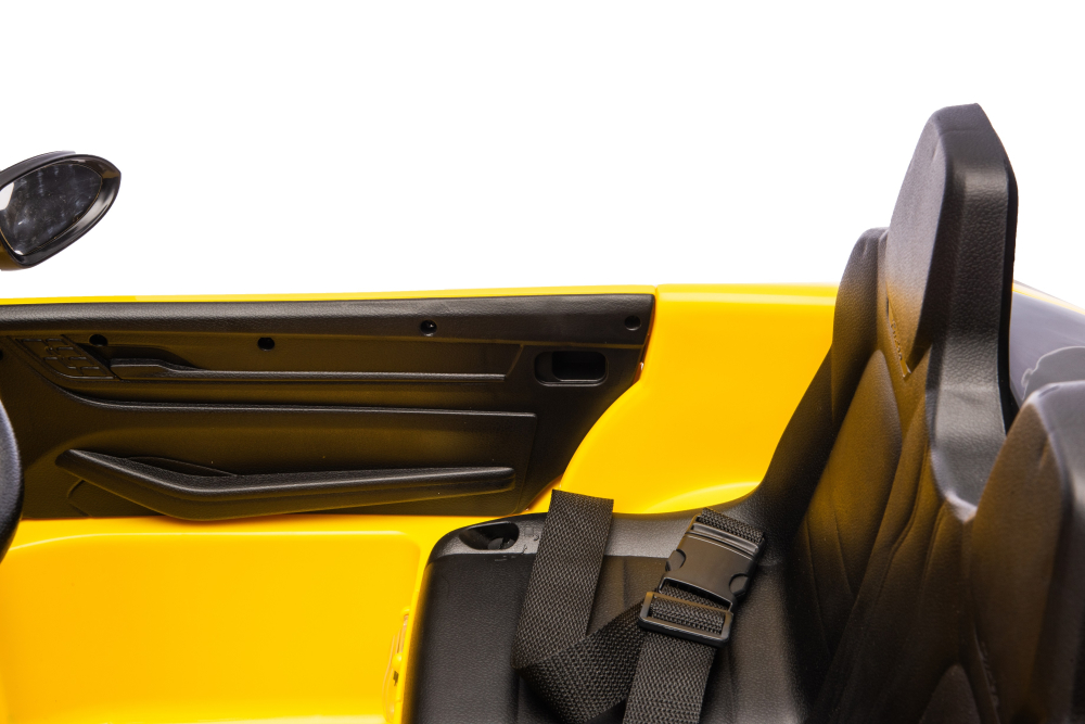 Porsche Macan 140W  galbena, masinuta electrica copii 2 - 5 ani [23]