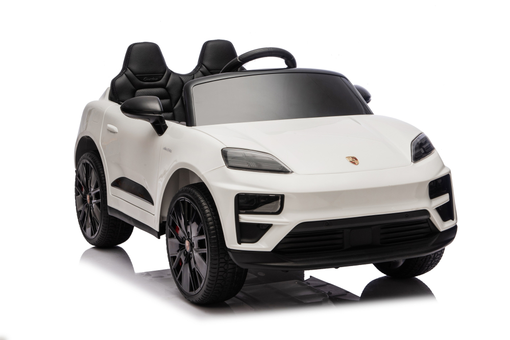 Porsche Macan 140W  alba, masinuta electrica copii 2 - 5 ani [9]