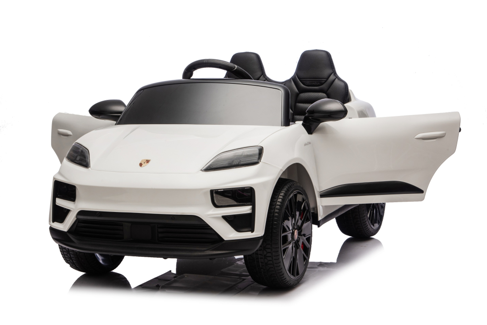 Porsche Macan 140W  alba, masinuta electrica copii 2 - 5 ani [2]