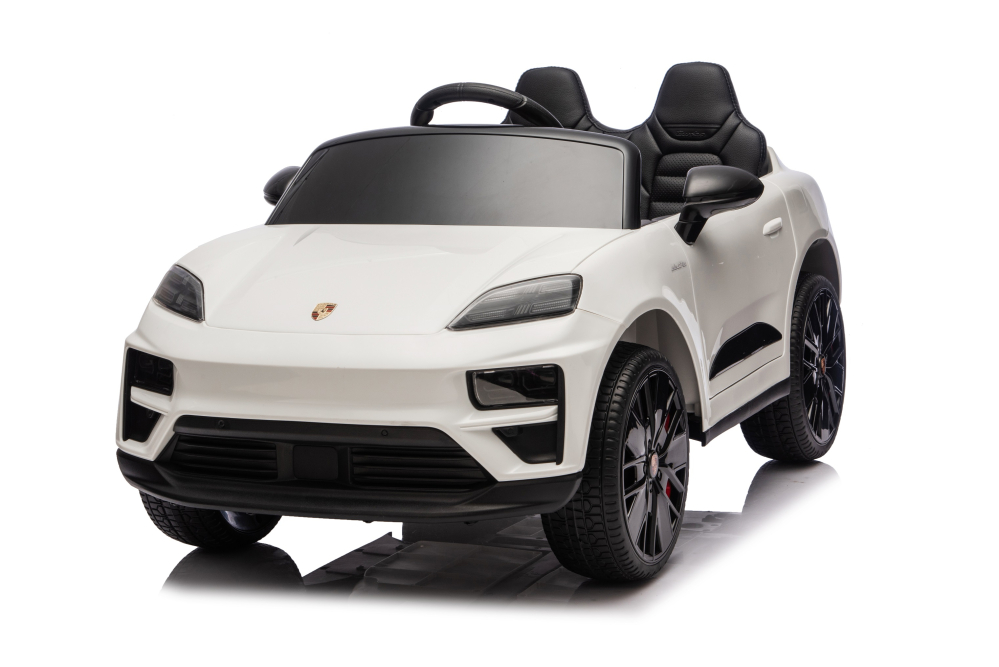 Porsche Macan 140W  alba, masinuta electrica copii 2 - 5 ani [6]