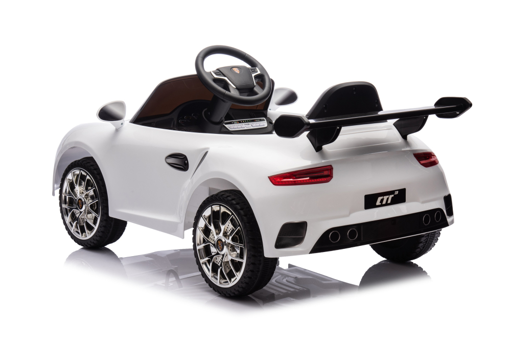 Masinuta electrica pentru copii, RUF CTR 3 70W 12V, premium, culoare alba [5]