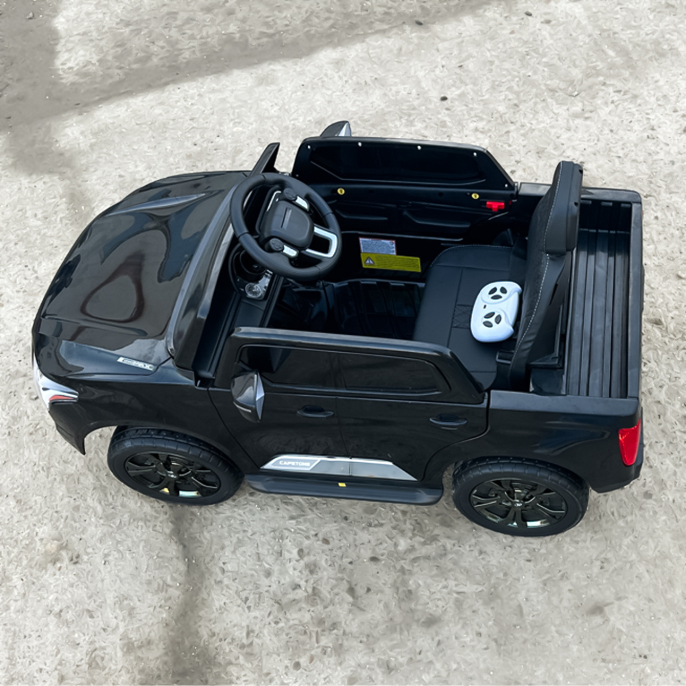 Masinuta electrica pentru copii, Toyota Tundra I-max Force, 12V 80W, echipata premium, neagra [16]